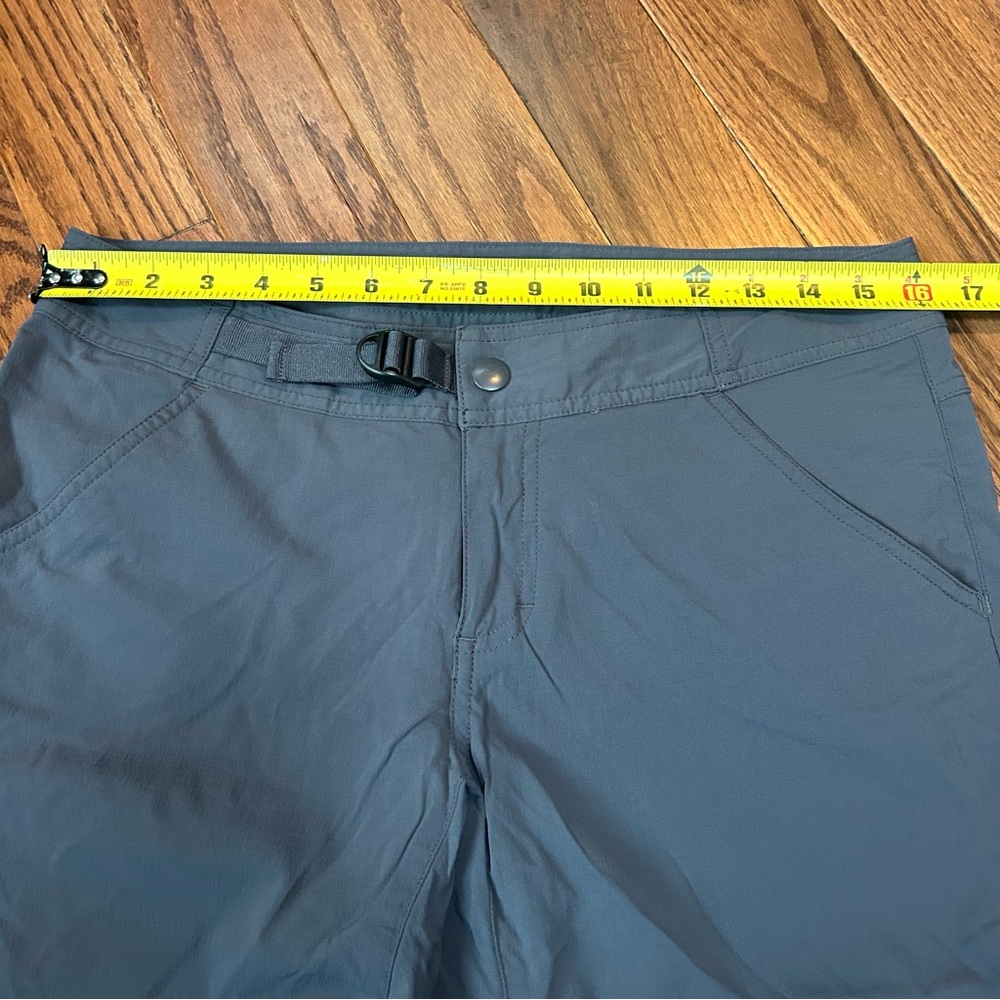 PrAna Jasmine Knicker Hiking Capri Gray Outdoor Pants Size 8 - Picture 8 of 10